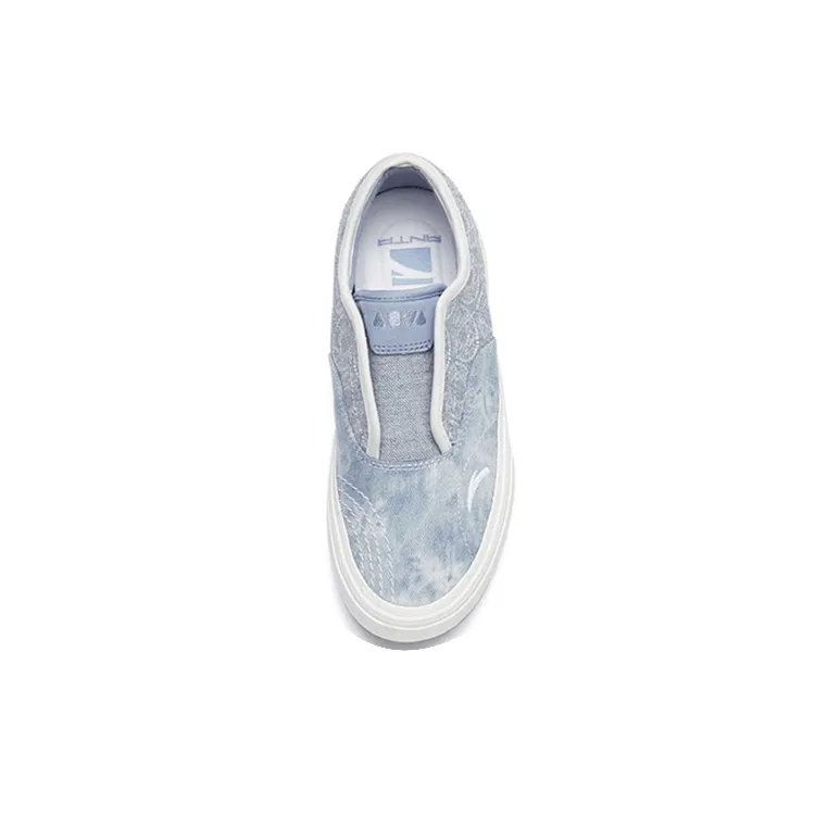 Anta Life Collection Low Top Skateboard Shoes Men's Gray Blue-3