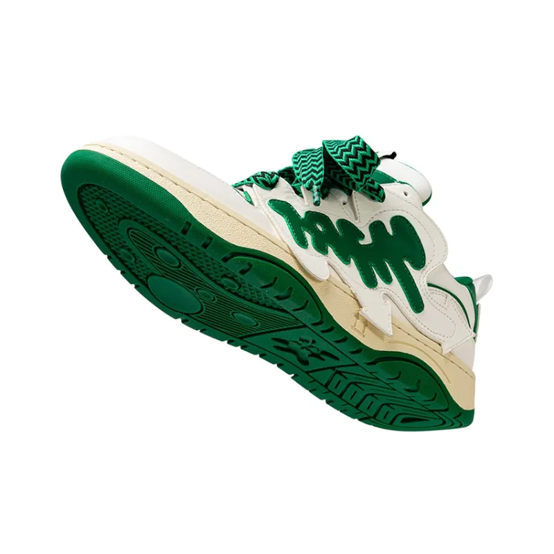 HART DAVIS Rebel I Series Stylish Skateboarding Shoes Unisex Green-3