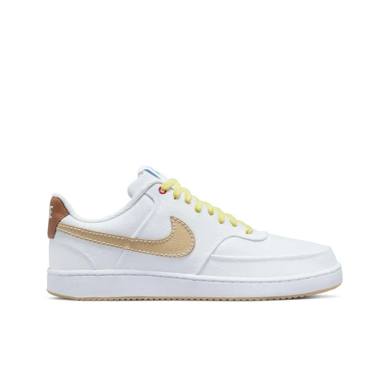 Nike Court Vision Low Canvas 'White Sesame'-1