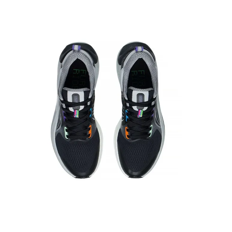 LiNing Furious Rider 6.0 Support Low Top Running Shoes Men's Black Gray-3