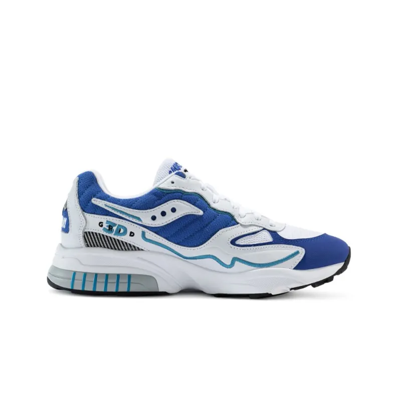 Saucony 3D Grid Hurricane White Royal-1