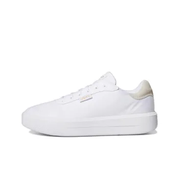 Adidas Neo Court Platform Cln 'White Gold Metallic' Women's