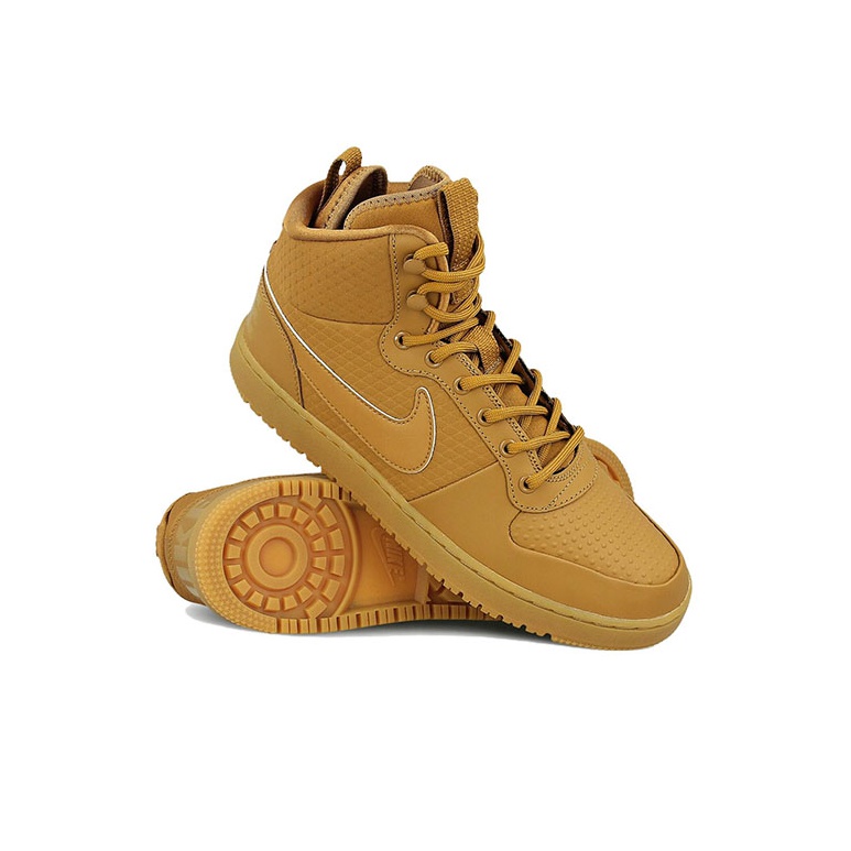 スニーカー Nike Court Borough Mid Winter Wheat Nike Court Borough Mid Winter Wheat Men's - AA0547-700 - US