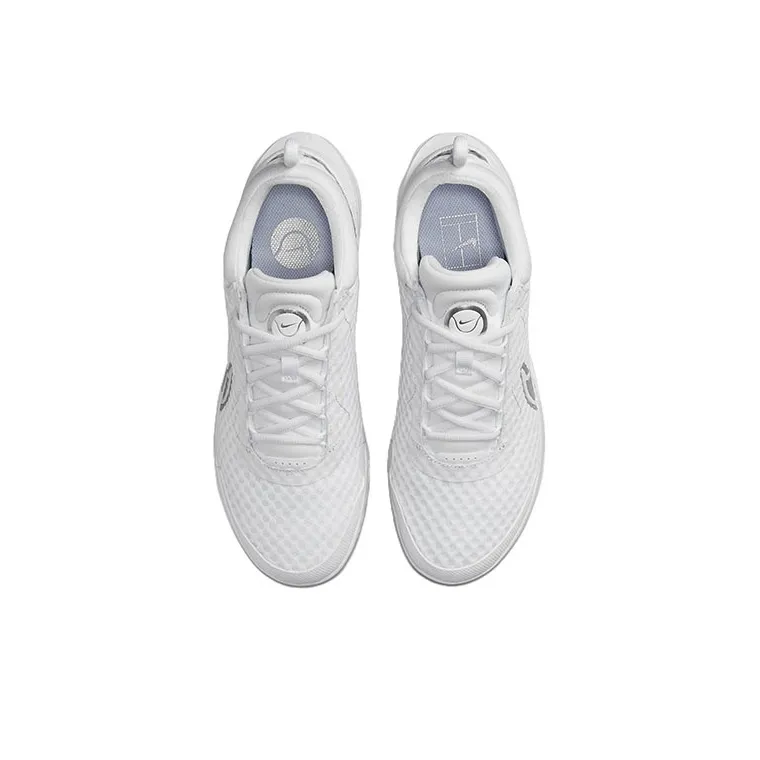 Nike Court Zoom Pro 'White Metallic Silver' Women's-3