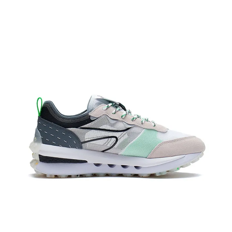 LiNing Square Circle V2 Square Round V2 Durable Breathable Low Top Sports Casual Shoes Men's White Sand Gray-1