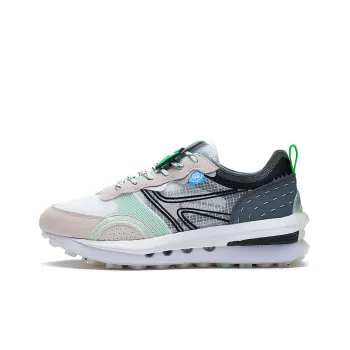 LiNing Square Circle V2 Square Round V2 Durable Breathable Low Top Sports Casual Shoes Men's White Sand Gray