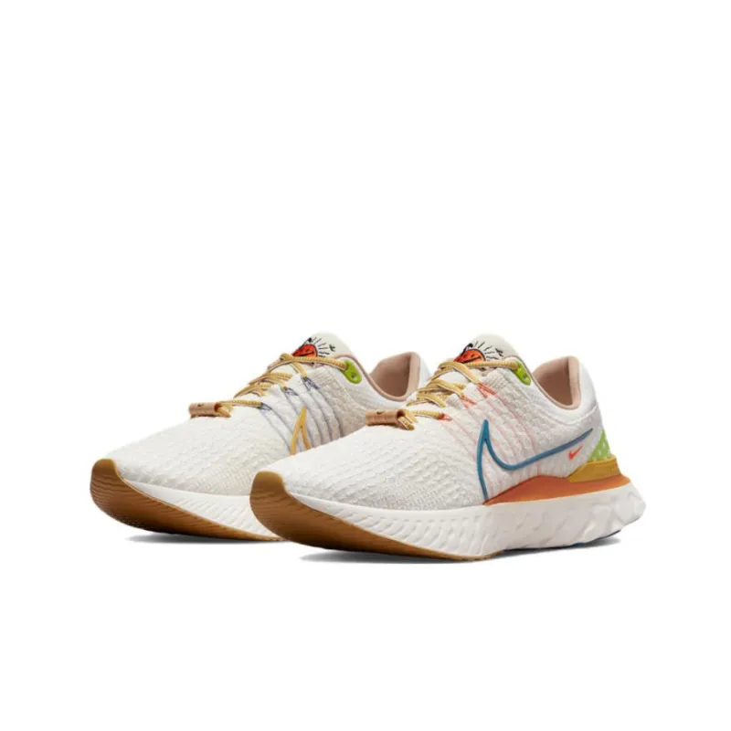 Nike React Infinity Run 3 Flyknit Sun Club Sail Hot Curry-2