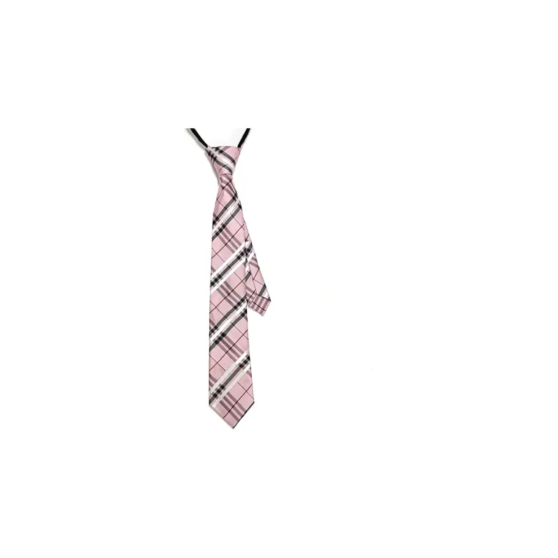 BAIJUAN Polyester Ties Women's Black, Navy Blue, Blue, Pink, Khaki-3