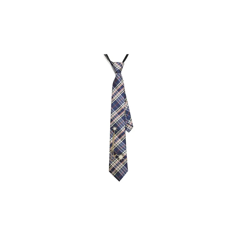 BAIJUAN Polyester Ties Women's Black, Navy Blue, Blue, Pink, Khaki-7