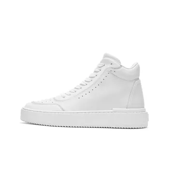 Stuart Weitzman Skateboard Shoes Women's High-Top White