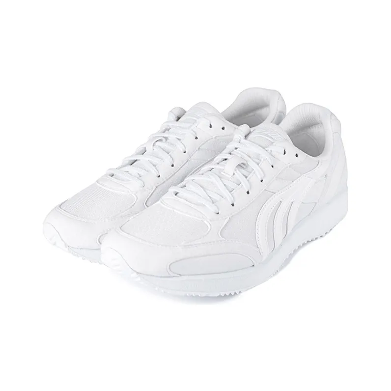 DO WIN Shock Absorbers Slip Resistant, Abrasion Resistant, Breathable Low Top Running Shoes Unisex White-3