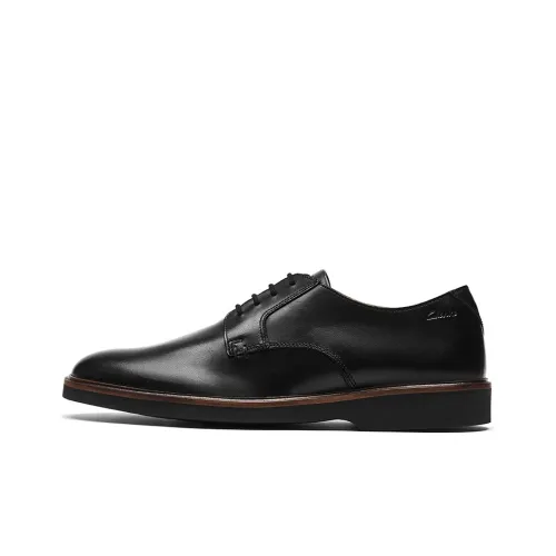 Clarks Dress Shoes Men Low-Top Black