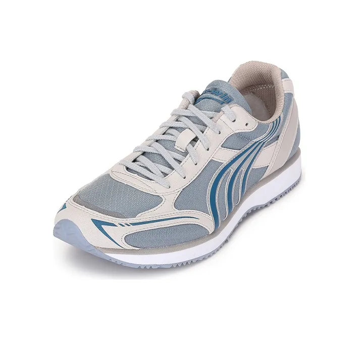 DO WIN Cushioned Slip Resistant Abrasion Resistant Breathable Low Top Running Shoes Unisex Greige-1