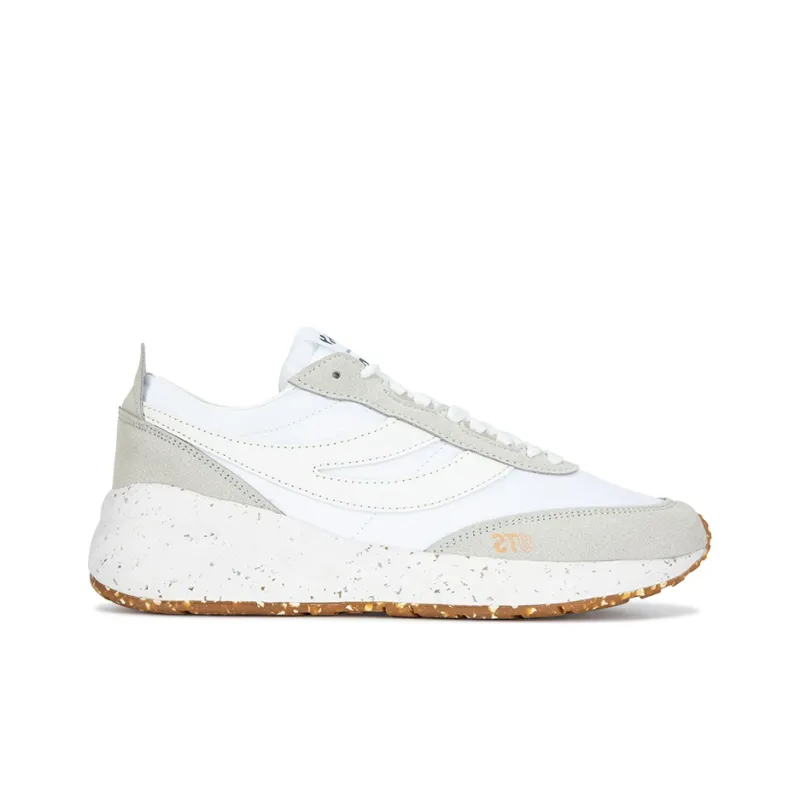 SUPERGA Abrasion-Resistant Low-Top Running Shoes Unisex White-1