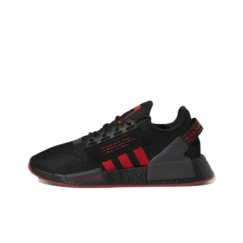Adidas Originals NMD_R1 V2 'Black Vivid Red'-0