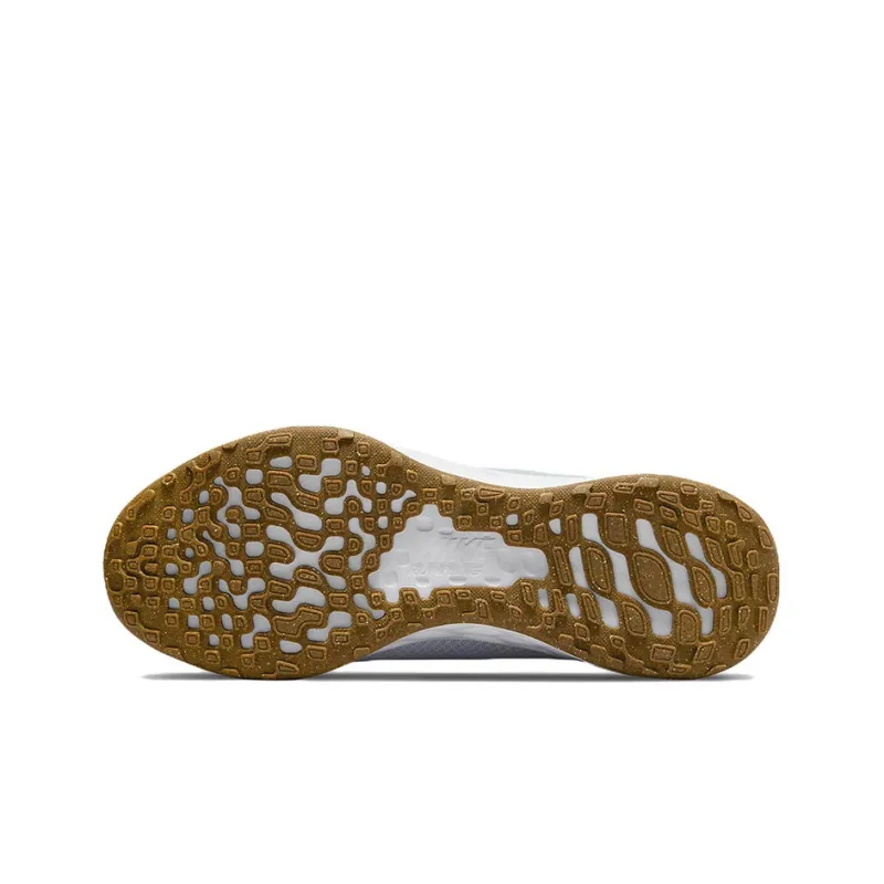 Nike Revolution 6 FlyEase Next Nature 'Pure Platinum Dark Marina Blue'-5