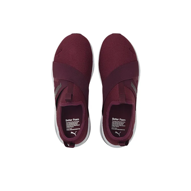 PUMA Better Foam Prowl Cushioned Anti-Slip Wear-Resistant Breathable Lightweight Low-Top Running Shoes Women's Burgundy-2