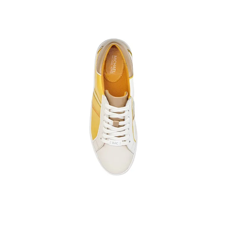 MICHAEL KORS Keaton Low-Top Stylish Skateboarding Shoes Women's Yellow-3