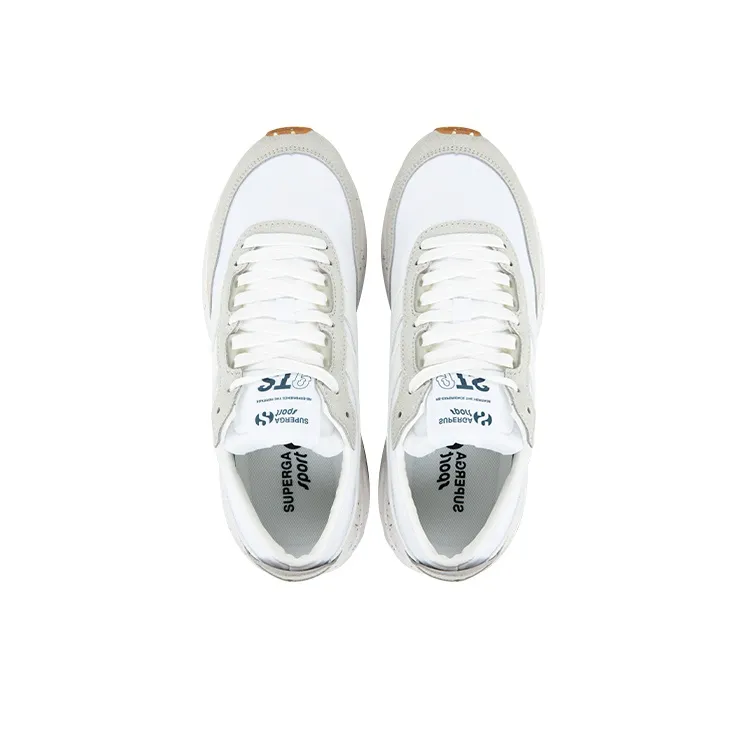 SUPERGA Abrasion-Resistant Low-Top Running Shoes Unisex White-3