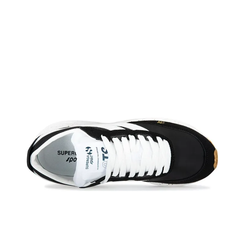 SUPERGA Abrasion-Resistant Low-Top Running Shoes Unisex Black-2