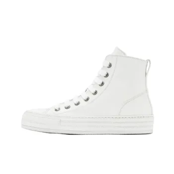 Ann Demeulemeester Raven High-Top Stylish Skateboarding Shoes Men's White