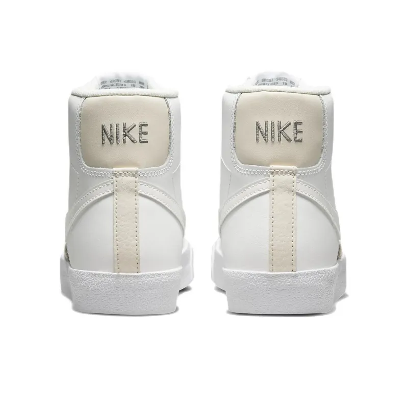 Nike Blazer Mid 77 Wear-resistant And Lightweight Mid-Top Skateboard Shoes GS Ecru-4