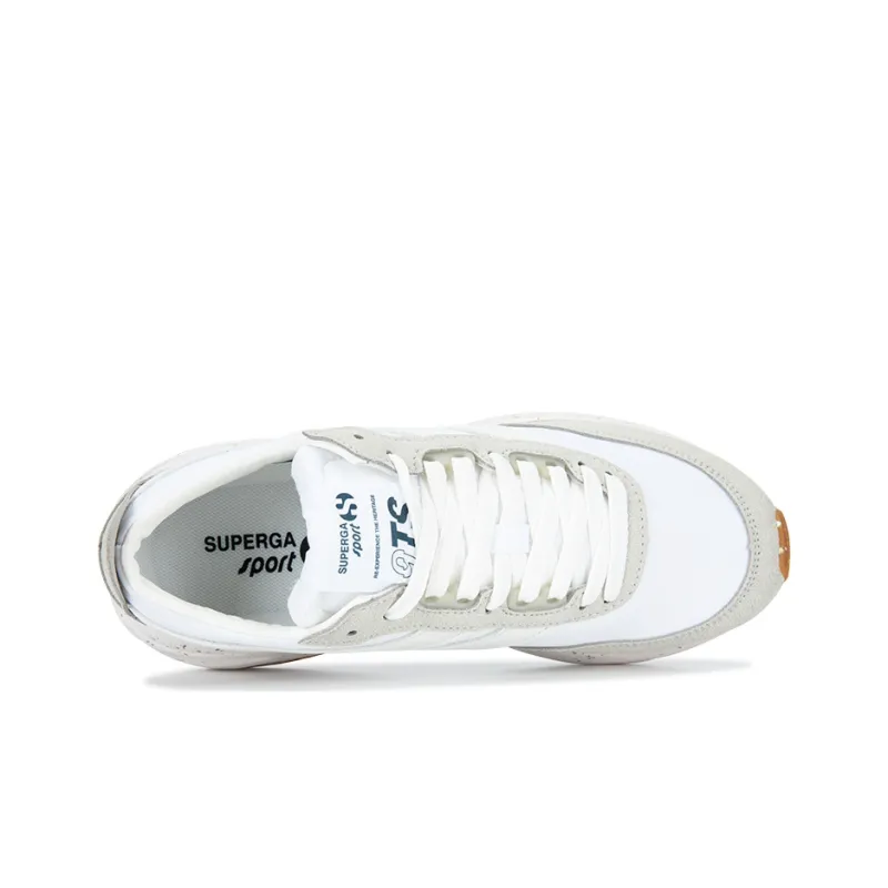 SUPERGA Abrasion-Resistant Low-Top Running Shoes Unisex White-2
