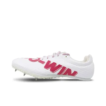 DO WIN Cushioned Slip Resistant Abrasion Resistant Low Top Sprint Running Shoes Unisex Pink White