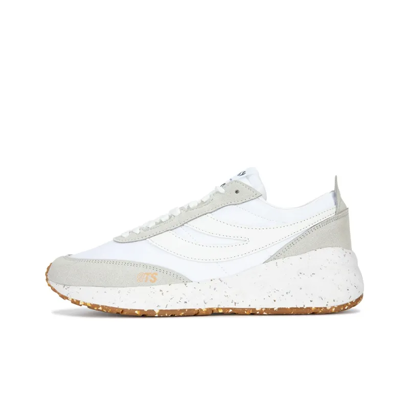 SUPERGA Abrasion-Resistant Low-Top Running Shoes Unisex White-0