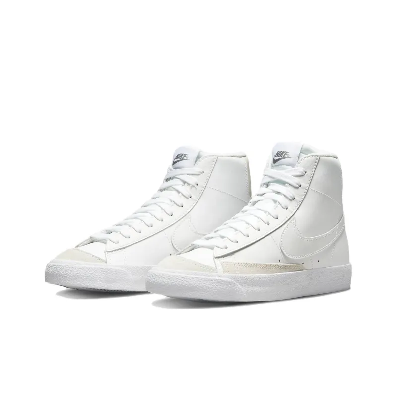 Nike Blazer Mid 77 Wear-resistant And Lightweight Mid-Top Skateboard Shoes GS Ecru-2