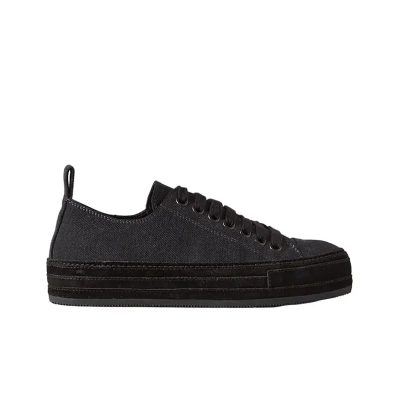 Ann Demeulemeester Gert Stylish Skateboarding Shoes Men's Black-1