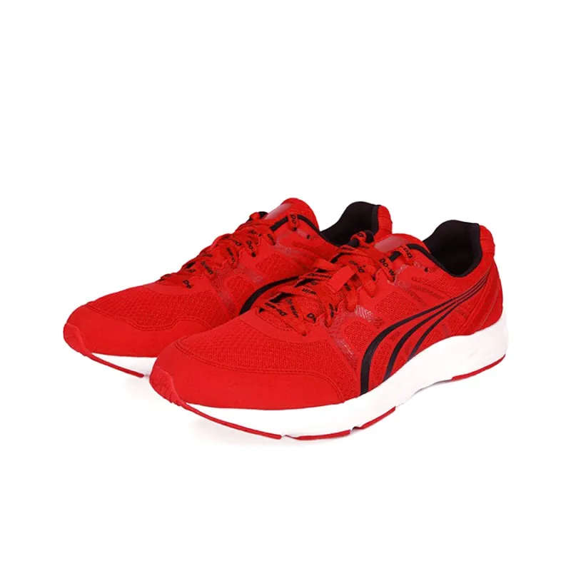 DO WIN Journey Marathon Cushioned Slip Resistant Abrasion Resistant Breathable Low Top Running Shoes Unisex Red White-1