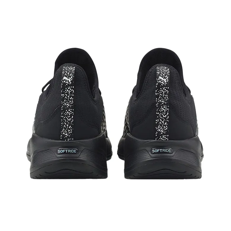 PUMA Softride Premier Slip-On Cushioning Anti-Slip Wear-Resistant Breathability Mid-Top Running Shoes Men's Black-3