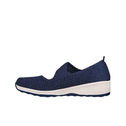 Skechers Relaxed Fit Casual Shoes Women's Low-Top White/Blue