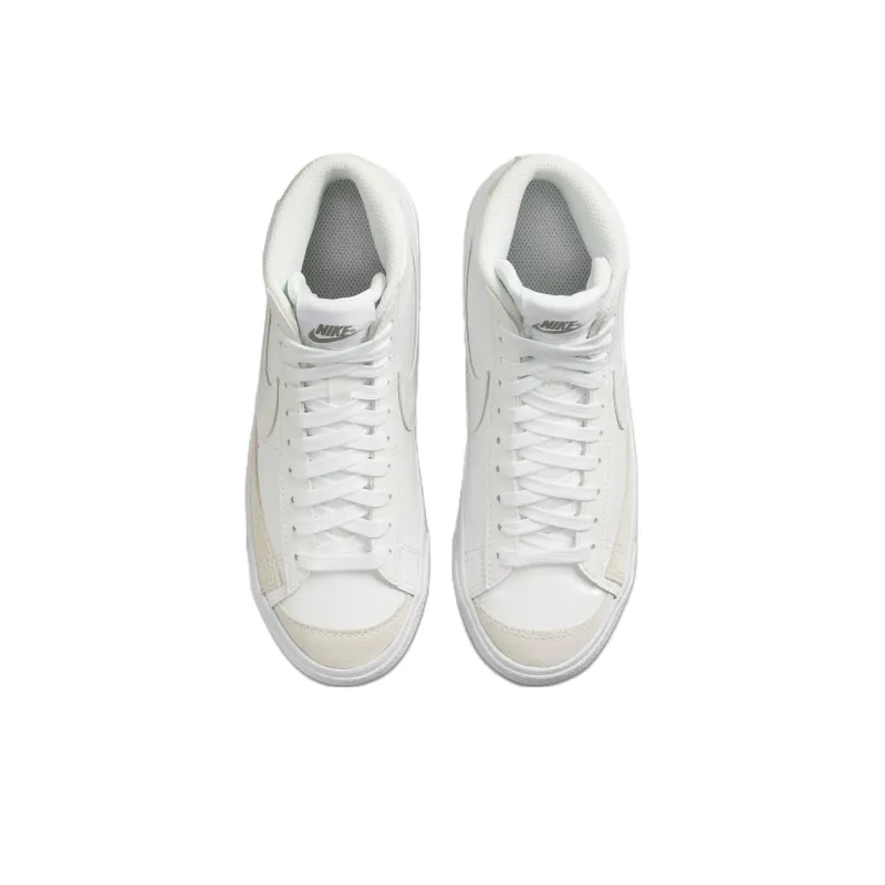 Nike Blazer Mid 77 Wear-resistant And Lightweight Mid-Top Skateboard Shoes GS Ecru-3