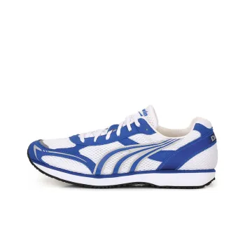 DO WIN Cushioning Anti Slip Wear Resistant Breathability Low Top Running Shoes Unisex White Blue