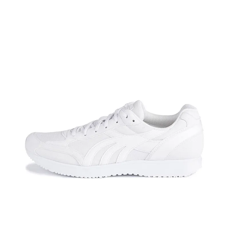 DO WIN Shock Absorbers Slip Resistant, Abrasion Resistant, Breathable Low Top Running Shoes Unisex White-0