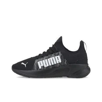 PUMA Softride Premier Slip-On Cushioning Anti-Slip Wear-Resistant Breathability Mid-Top Running Shoes Men's Black