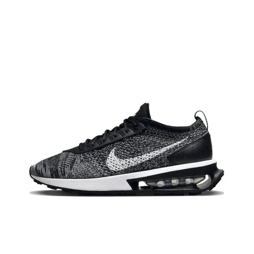 Nike Air Max Flyknit Racer Black White Women's