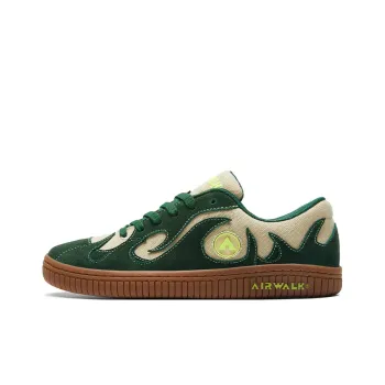 Airwalk Low Top Skateboard Shoes Women's Olive Green