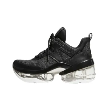 MICHAEL KORS Olympia Cushioning Anti Slip And Wear Resistant High Top Casual Shoes Women's Black