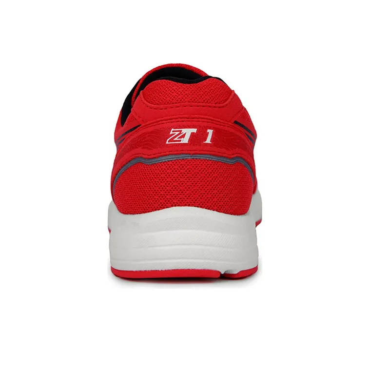 DO WIN Journey Marathon Cushioned Slip Resistant Abrasion Resistant Breathable Low Top Running Shoes Unisex Red White-3
