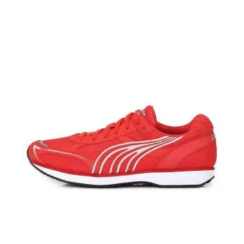 DO WIN Cushioned Slip Resistant Abrasion Resistant Breathable Low Top Running Shoes Unisex Red