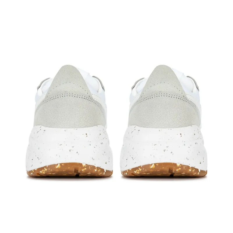 SUPERGA Abrasion-Resistant Low-Top Running Shoes Unisex White-4
