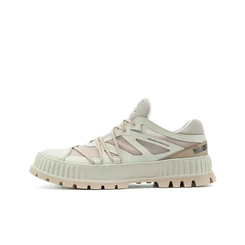 Palladium Shock Adv Breathable Low Top Casual Shoes Unisex New Beige-0