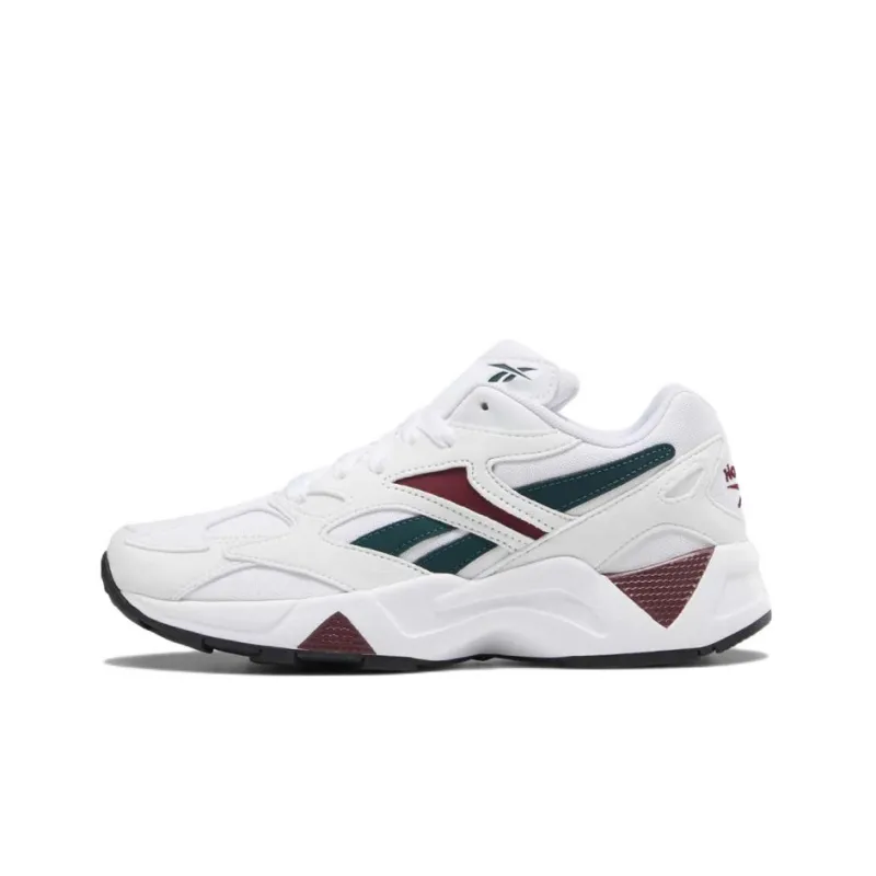Reebok Aztrek 96 Wear-Resistant Low-Top Running Shoes Women's White Green-0