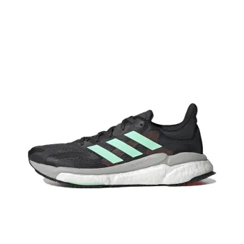 Adidas Solarboost 4 Wear-Resistant Low-Top Running Shoes Women's Black Blue