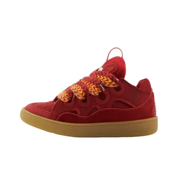 Lanvin Leather Curb Poppy Red