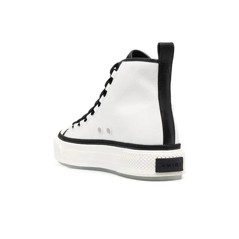 AMIRI M.A. Logo Court High 'White Black'-3
