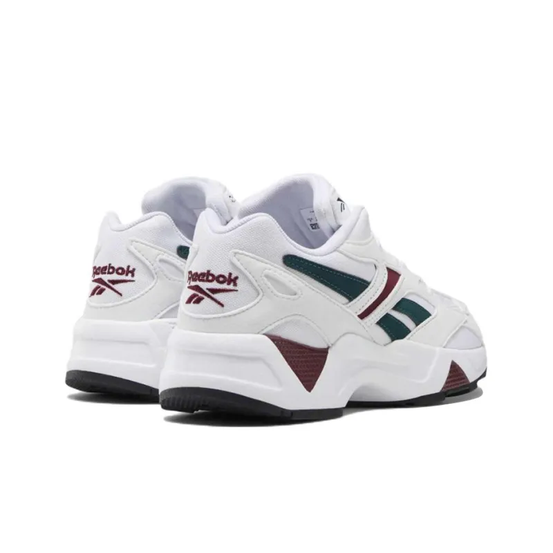 Reebok Aztrek 96 Wear-Resistant Low-Top Running Shoes Women's White Green-3
